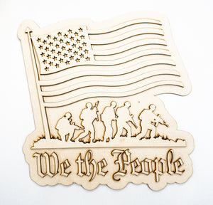Woodshop - "We The People" Wall Decor