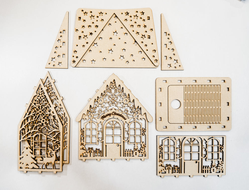 Woodshop - Decorative 3D House