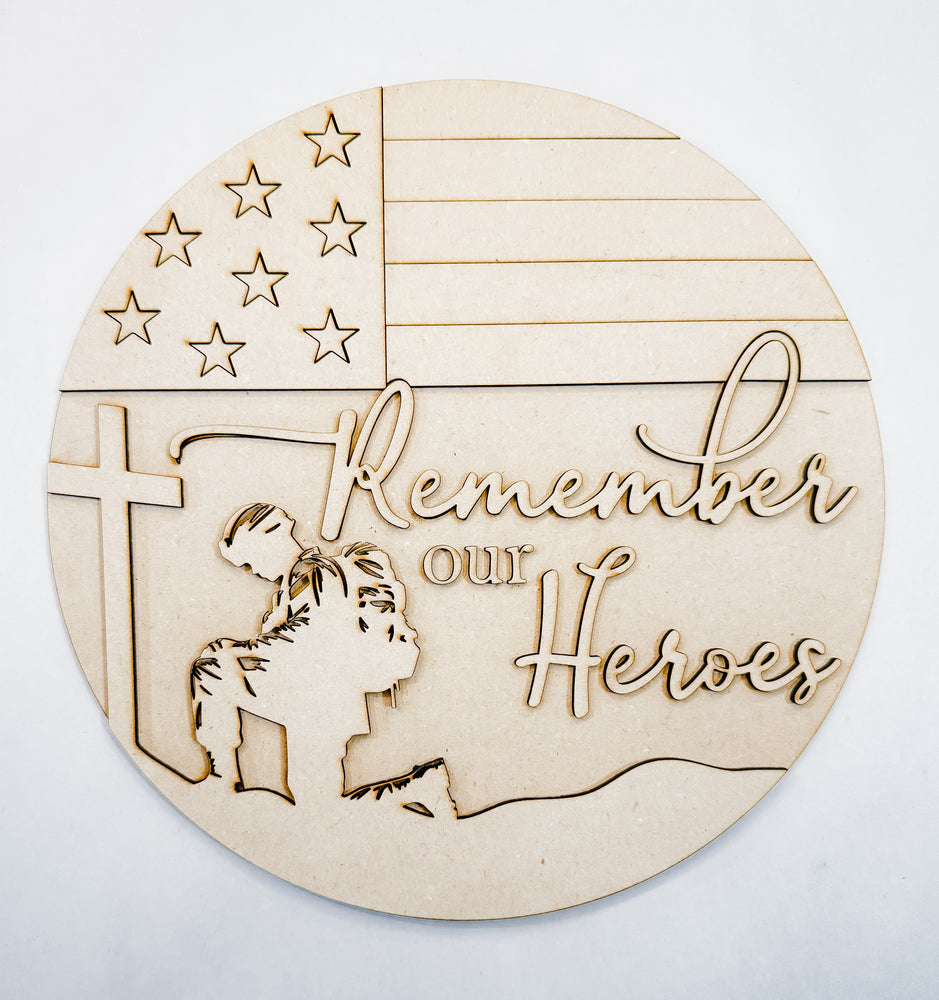 Woodshop - "Remember our Heros" Round