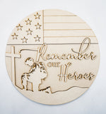 Woodshop - "Remember our Heros" Round