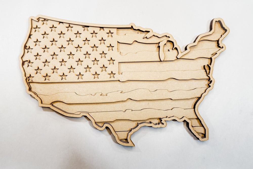 Woodshop - Flag of the United States