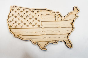 Woodshop - Flag of the United States