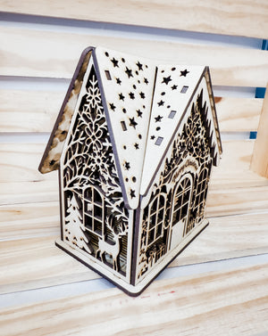 Woodshop - Decorative 3D House