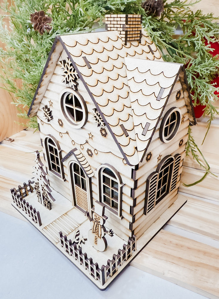 Woodshop - Christmas Decor 3D House