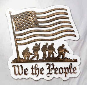 Woodshop - "We The People" Wall Decor