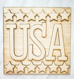 Woodshop - USA Sign