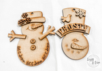 Woodshop - Snowman Ornament Dou