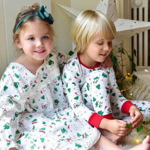 “Vintage Wonderland” Matching Christmas Pajamas