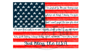 
                
                    Load image into Gallery viewer, God Bless The USA Print
                
            