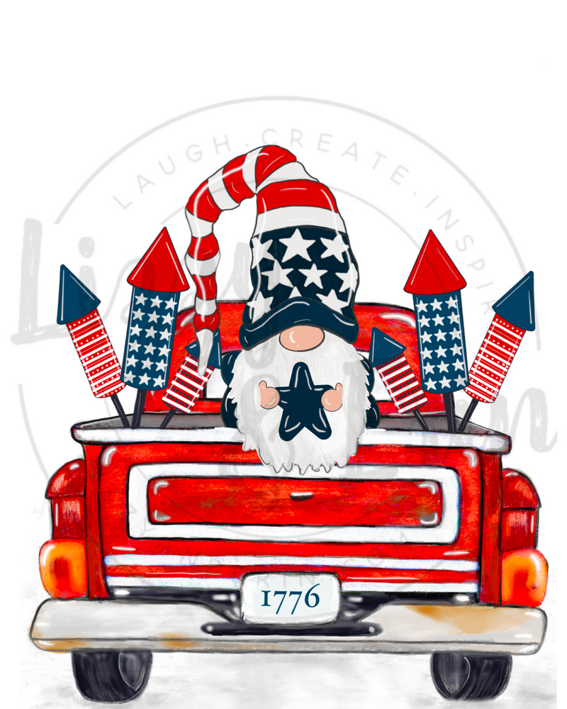 USA Trucks and Gnomes Print Bundle