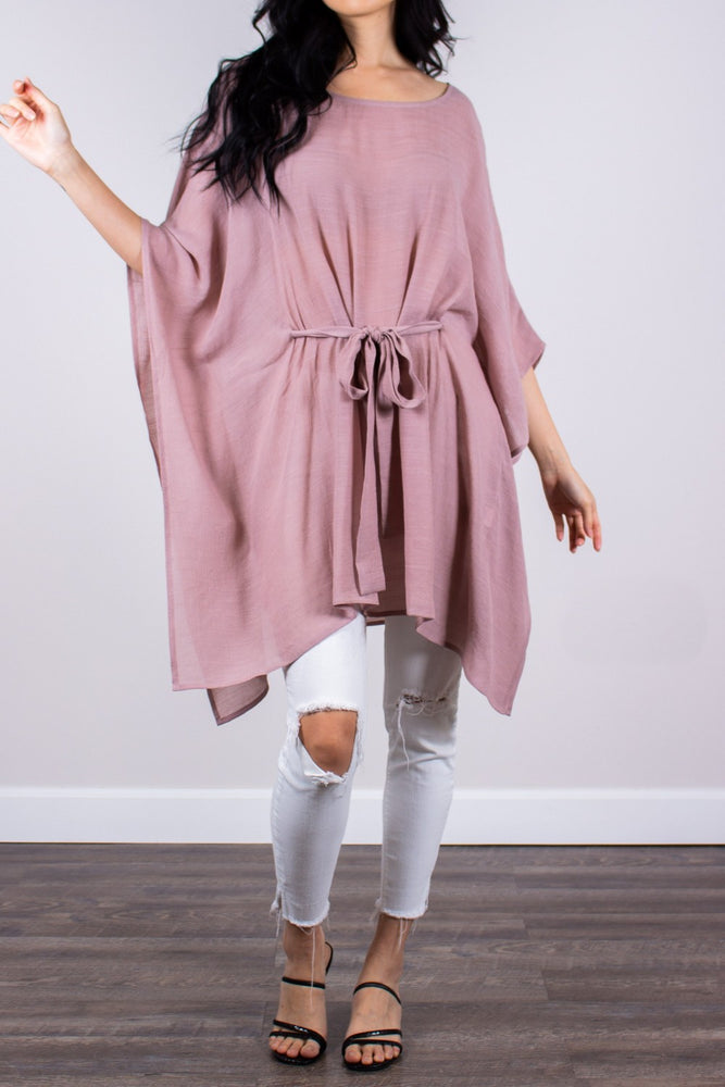 
                
                    Load image into Gallery viewer, &amp;quot;Flowing in the Wind&amp;quot; Tunic in Mauve
                
            